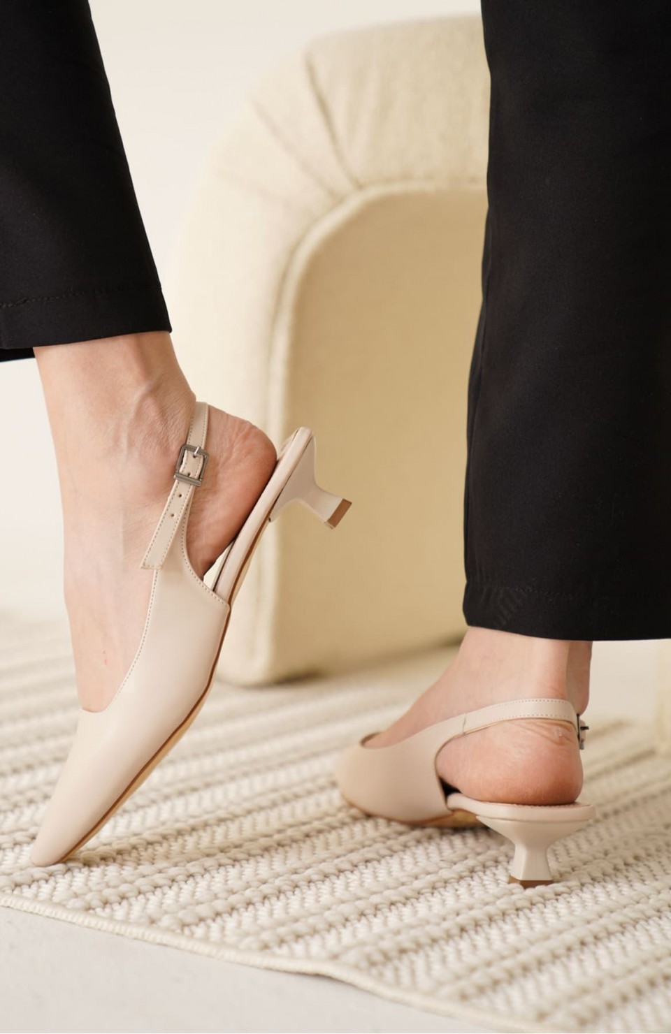 Bej Cilt Kadın Ayakkabı TR16MS03B Somersan Giyim | Kadın, Erkek ve Çocuk Moda