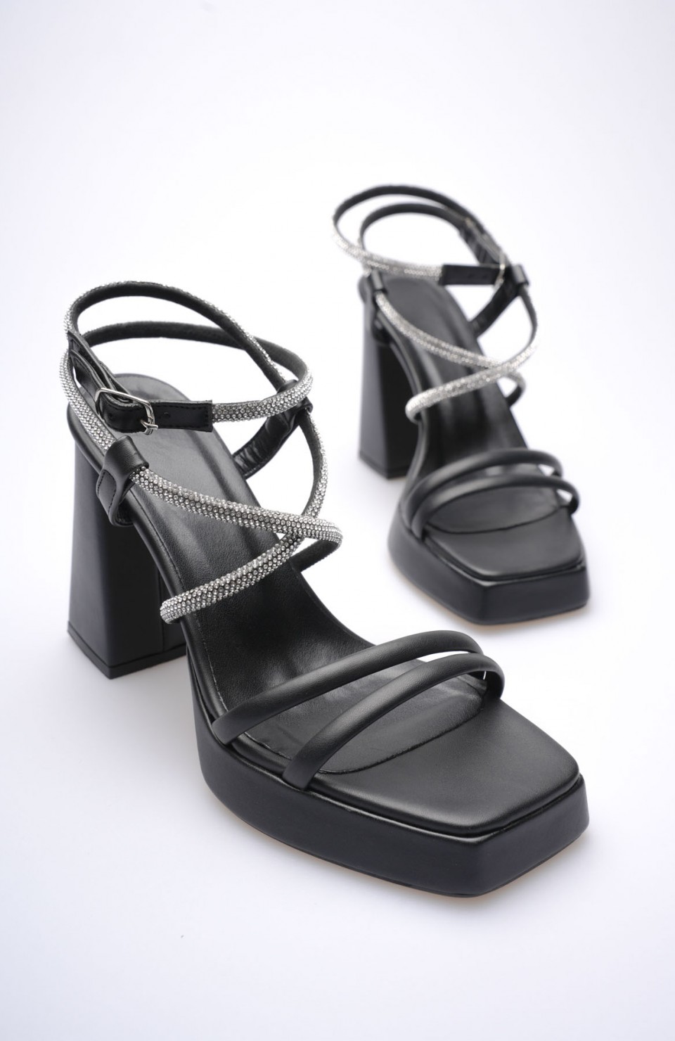 Kadın Siyah Topuklu Sandalet TR12MY02A Somersan Giyim | Kadın, Erkek ve Çocuk Moda