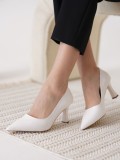 Kadın Beyaz Stiletto TR12MS06B Somersan Giyim | Kadın, Erkek ve Çocuk Moda