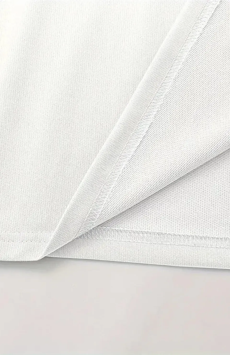 LB Baskılı Ön Arka Oversize Bisiklet Yaka Kısa Kol T-shirt - Beyaz