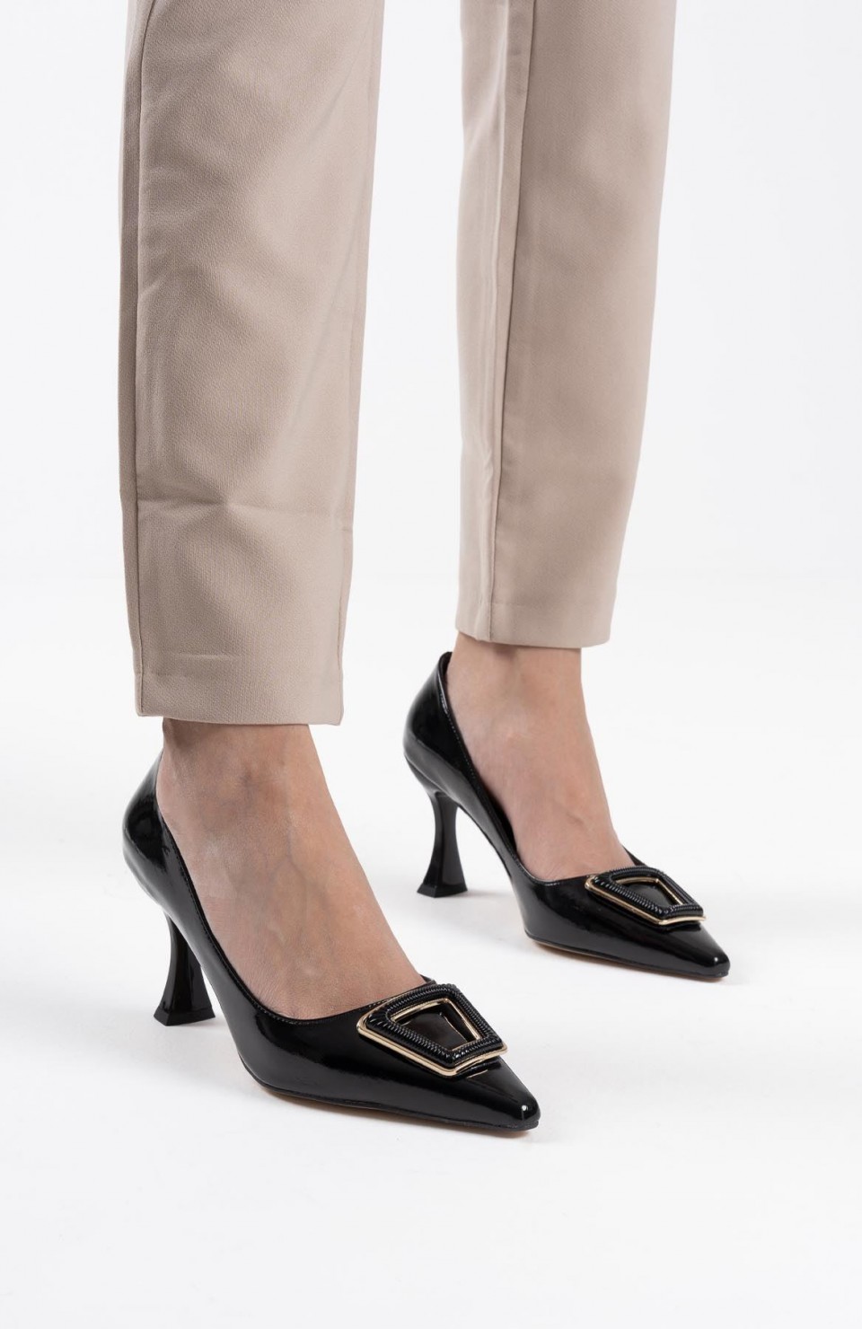 Kadın Siyah Rugan Ayakkabı TR08MS09A Somersan Giyim | Kadın, Erkek ve Çocuk Moda