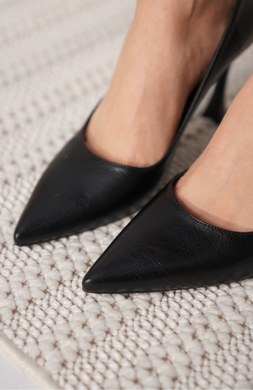 Siyah Cilt Kadın Stiletto TR18MS03F Somersan Giyim | Kadın, Erkek ve Çocuk Moda