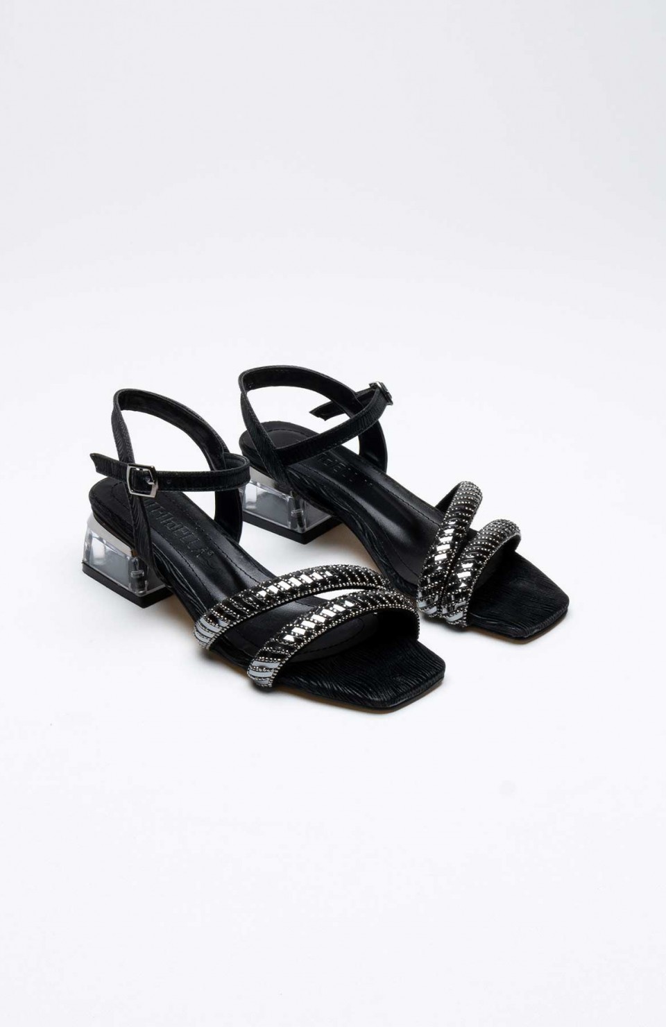 Siyah Taşlı Kadın Topuklu Sandalet TR25MY04A Somersan Giyim | Kadın, Erkek ve Çocuk Moda