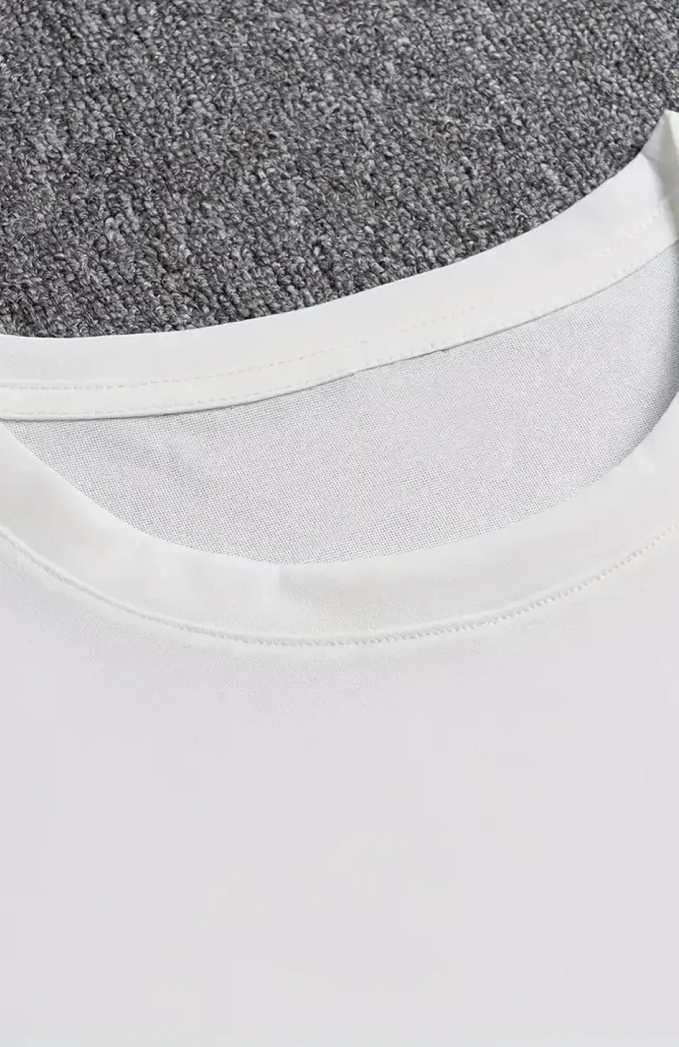 Sporda Günlük Hayata Giyilebilir GYM Baskılı Oversize Bisiklet Yaka Erkek T-shirt - Beyaz