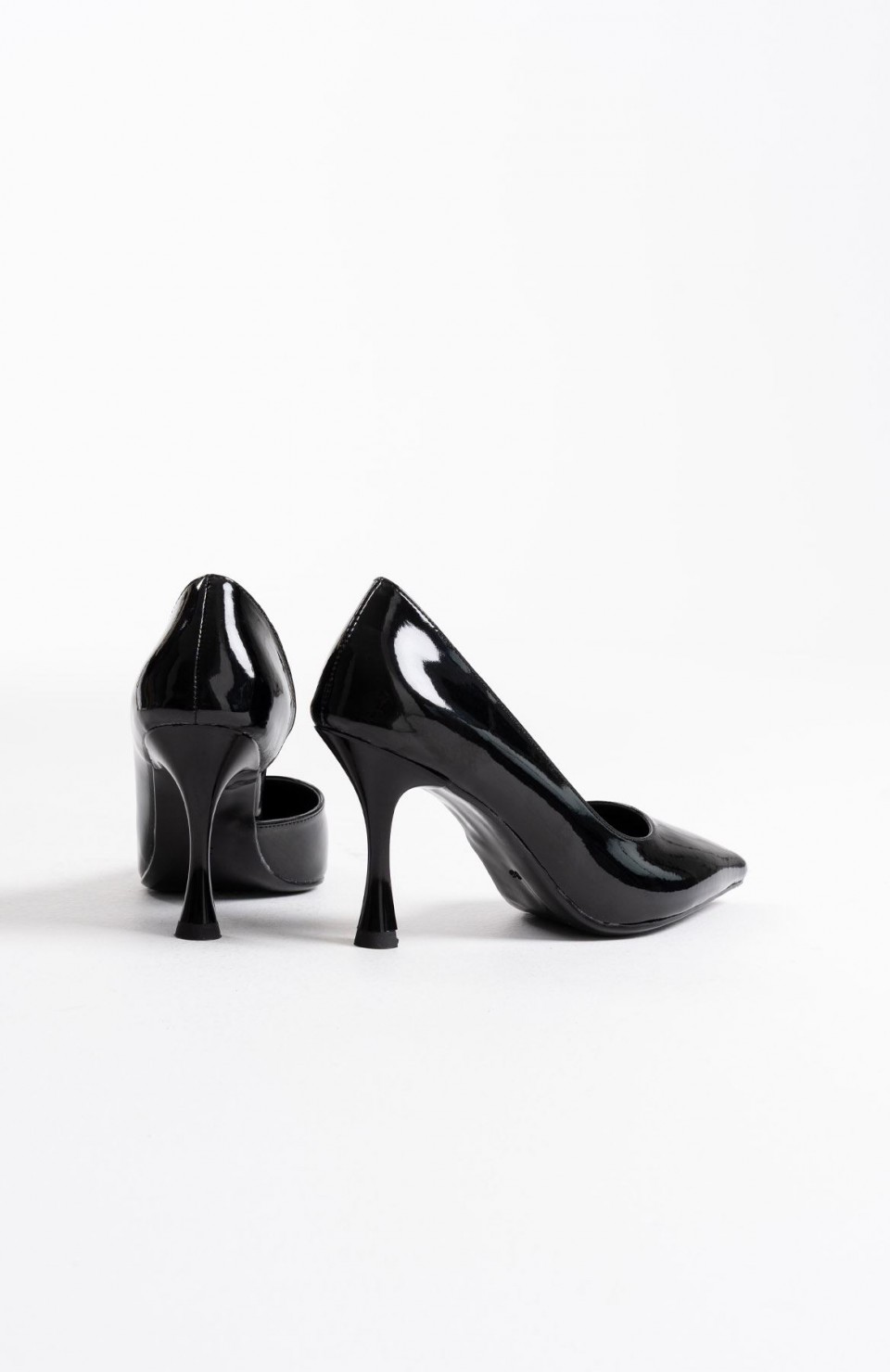 Kadın Siyah Rugan Topuklu Ayakkabı TR08MS45L Somersan Giyim | Kadın, Erkek ve Çocuk Moda
