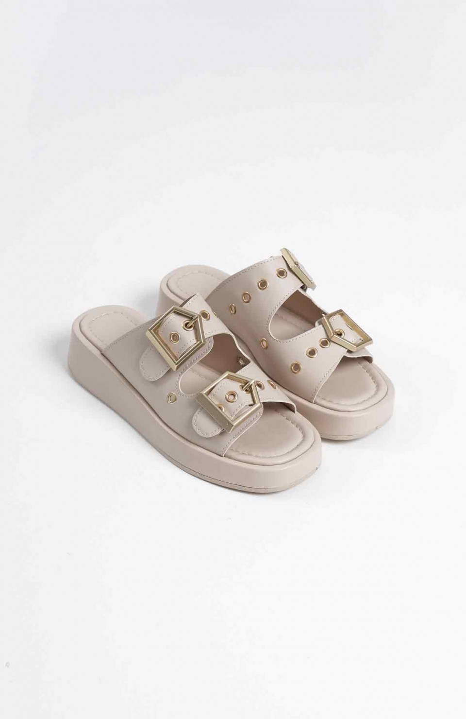 Kadın Bej Cilt Terlik TR17MY04C Somersan Giyim | Kadın, Erkek ve Çocuk Moda