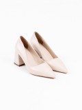 Bej Cilt Kadın Topuklu Ayakkabı TR08MS16B Somersan Giyim | Kadın, Erkek ve Çocuk Moda