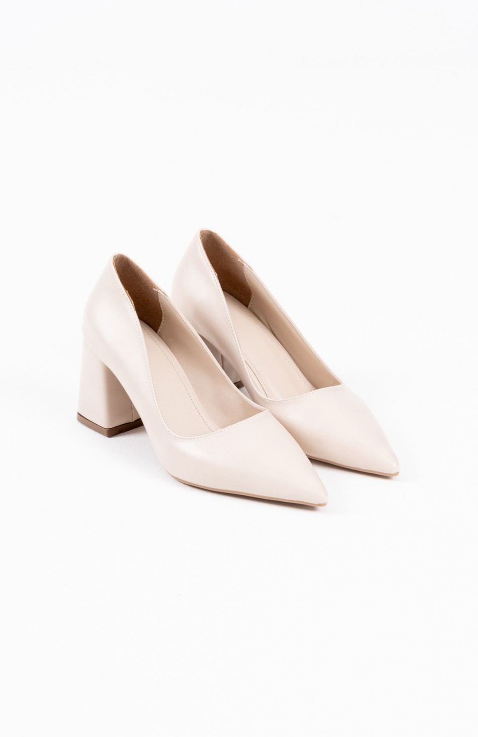 Bej Cilt Kadın Topuklu Ayakkabı TR08MS16B Somersan Giyim | Kadın, Erkek ve Çocuk Moda