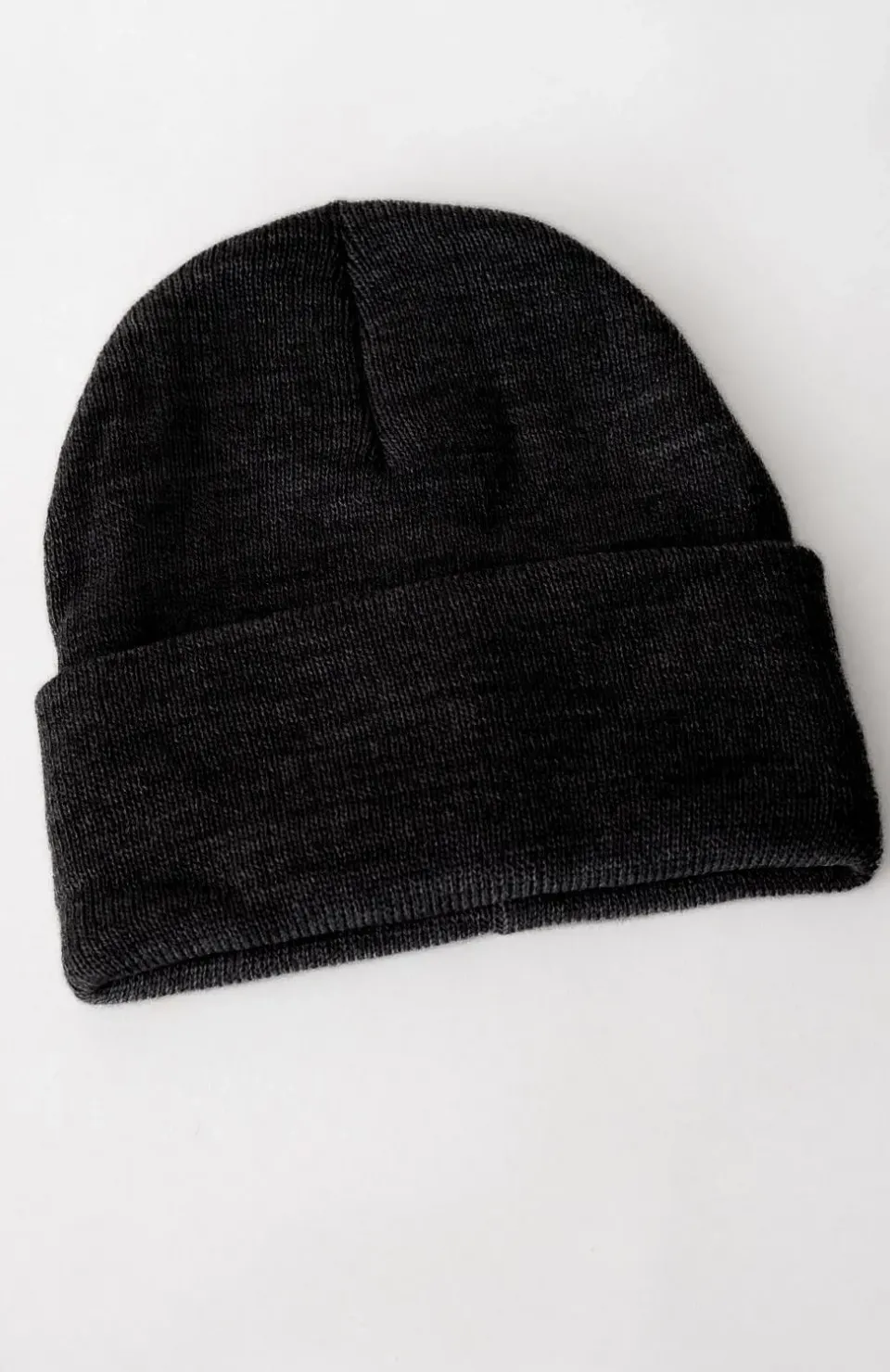 Kadın Katlamalı Basic Bere - Siyah