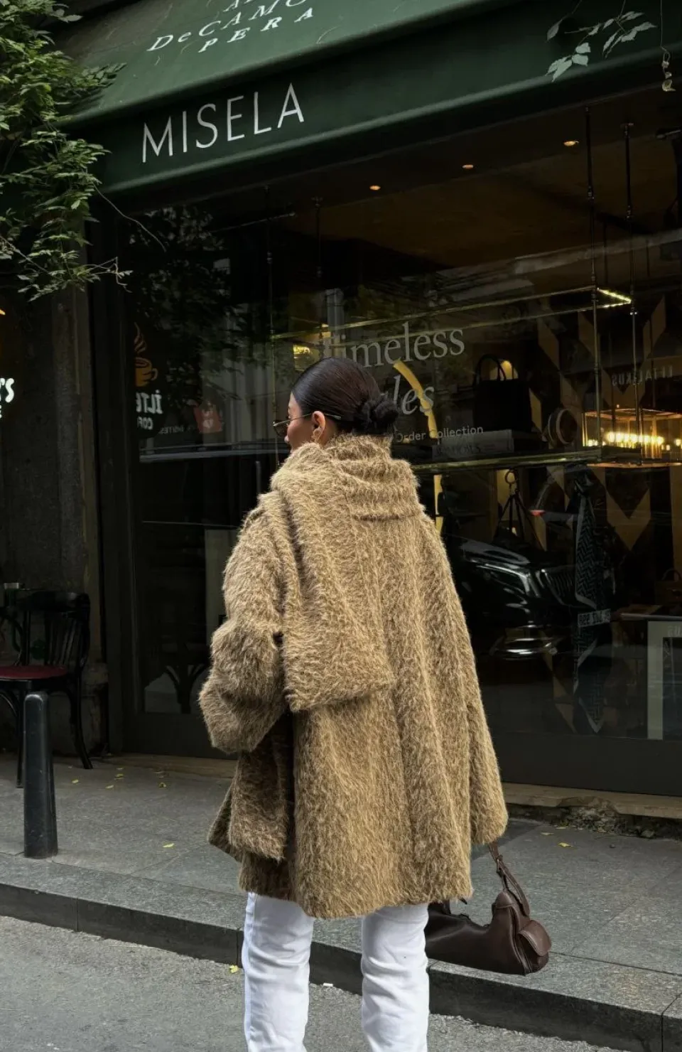 Yün Cıkartılabilen Atkılı ,Kaban İkili Takım- Kahve Somersan Giyim | Kadın, Erkek ve Çocuk Moda