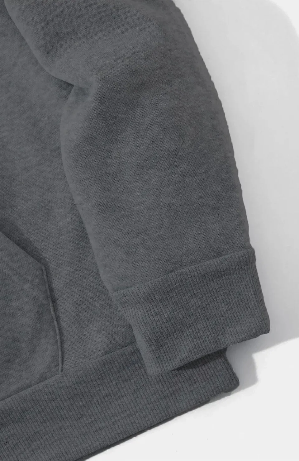 Erkek Düz Kapüşonlu Sweat - Füme Somersan Giyim | Kadın, Erkek ve Çocuk Moda