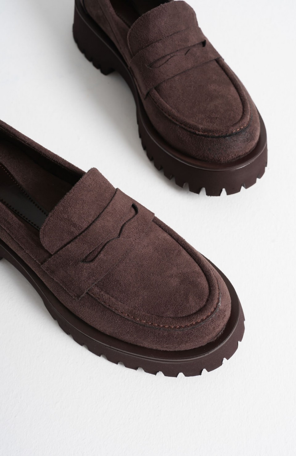 Kadın Günlük Süet Acı Kahve Ayakkabı TR10MS02E Somersan Giyim | Kadın, Erkek ve Çocuk Moda