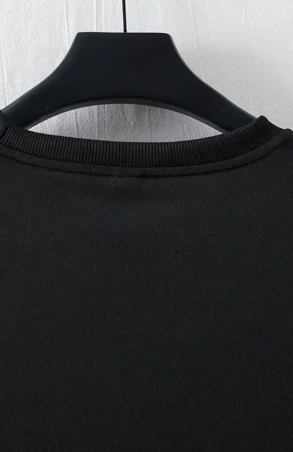 LB Ön Arka Baskılı Oversize Bisiklet Yaka Yazlık T-shirt - Siyah