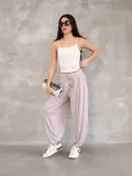 Osy Modal Yumuşak Dokulu Kumaş Şalvar Pantalon - Bej