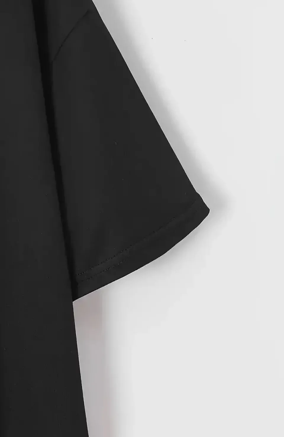 20/1 Penye Compack New York Baskılı Oversize Kısa Kol Bisiklet Yaka T-shirt - Siyah