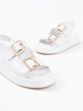 Beyaz Cilt Kadın Sandalet TR17MY02B Somersan Giyim | Kadın, Erkek ve Çocuk Moda