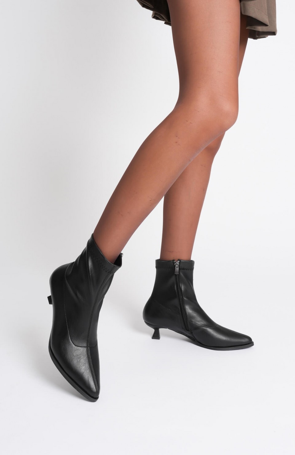 Kadın Siyah Topuklu Bot TR23MK01A Somersan Giyim | Kadın, Erkek ve Çocuk Moda