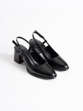 Siyah Rugan Kadın Topuklu Ayakkabı TR18MS17A Somersan Giyim | Kadın, Erkek ve Çocuk Moda