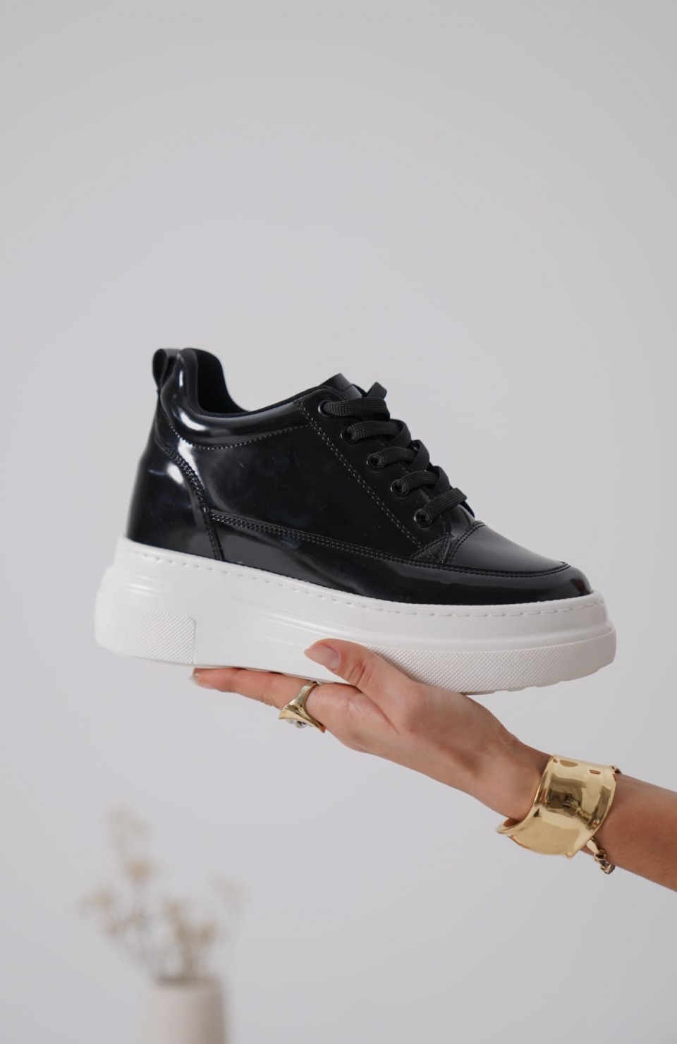 Kadın Gizli Topuk Siyah Spor Ayakkabı TR10MS01F Somersan Giyim | Kadın, Erkek ve Çocuk Moda