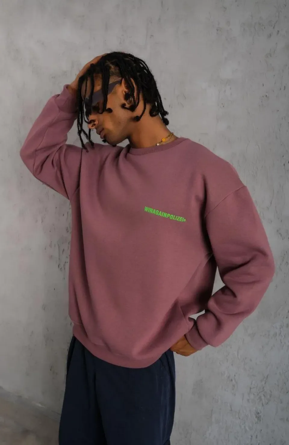 Erkek Baskılı Sweat - Gül Kurusu Somersan Giyim | Kadın, Erkek ve Çocuk Moda