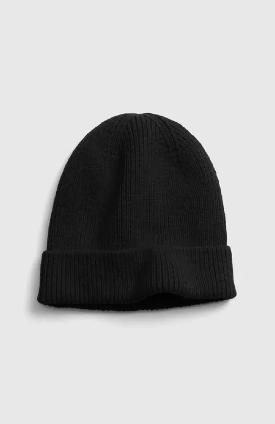 Erkek Katlamalı Basic Bere - Siyah