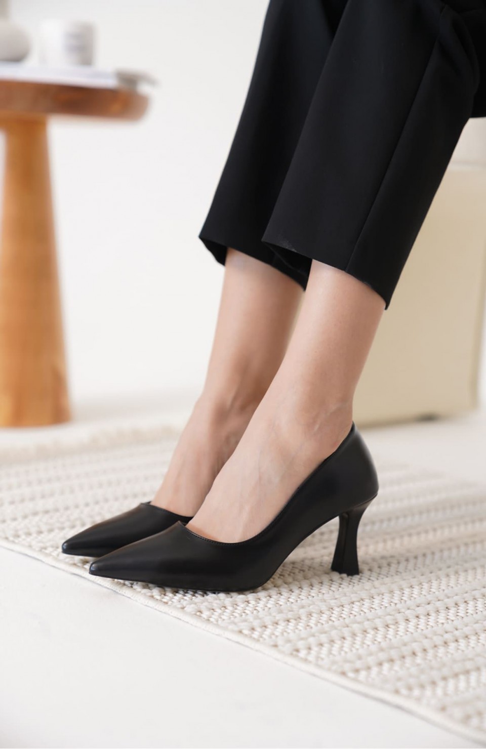 Kadın Siyah Stiletto TR12MS06A Somersan Giyim | Kadın, Erkek ve Çocuk Moda