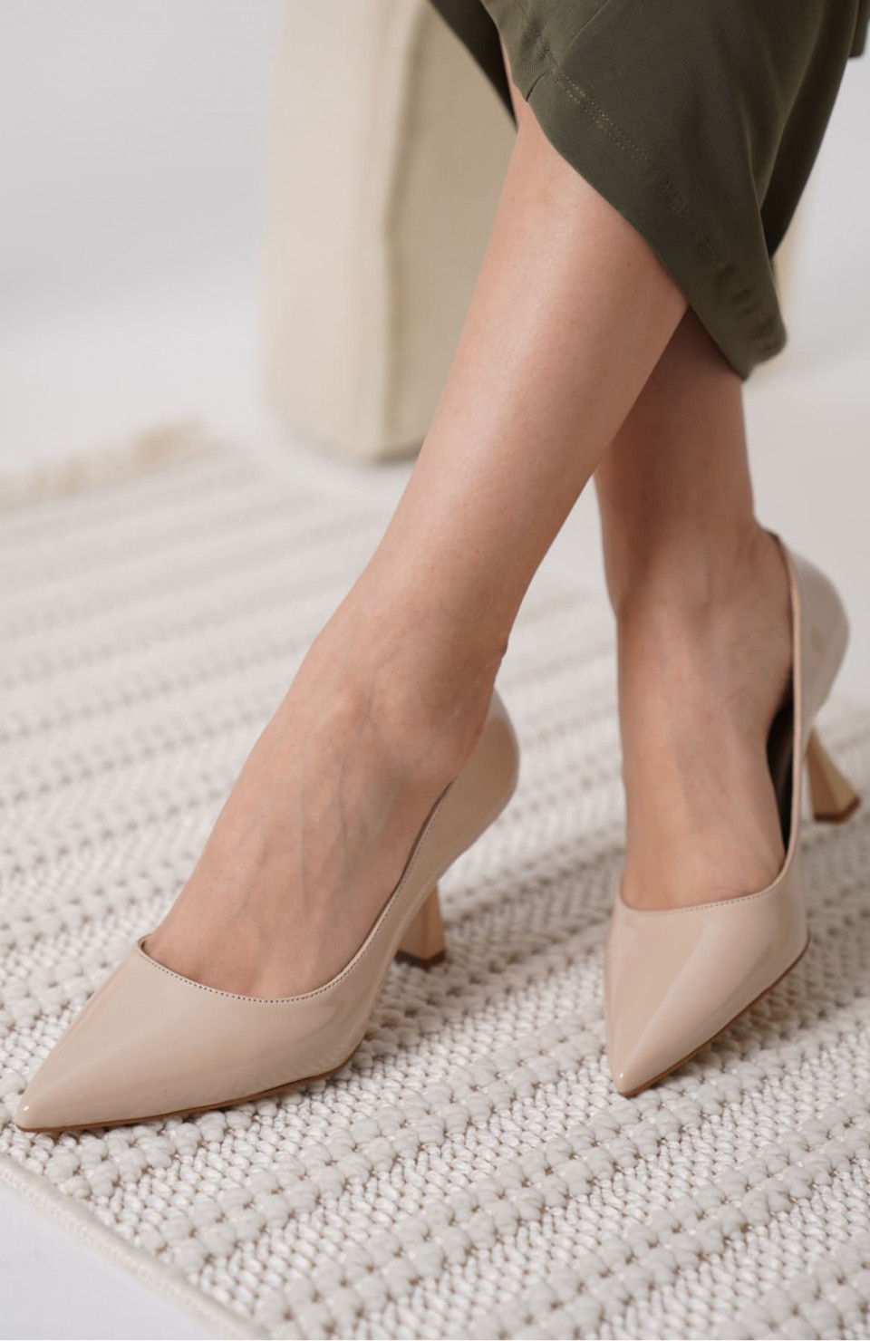 Nude Rugan Kadın Stiletto TR18MS01B Somersan Giyim | Kadın, Erkek ve Çocuk Moda