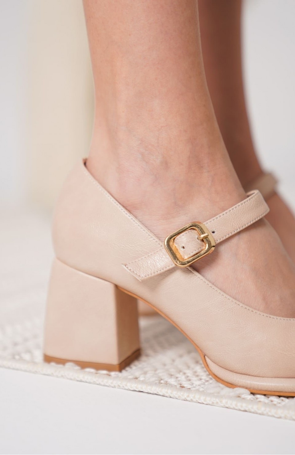 Nude Cilt Kadın Topuklu Ayakkabı TR18MS08D Somersan Giyim | Kadın, Erkek ve Çocuk Moda