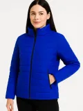 Kadın Bomber Mont Ceket – Su İtici Kumaş, Kapitone Astarlı, Fermuarlı, Kışlık - Saks Mavisi