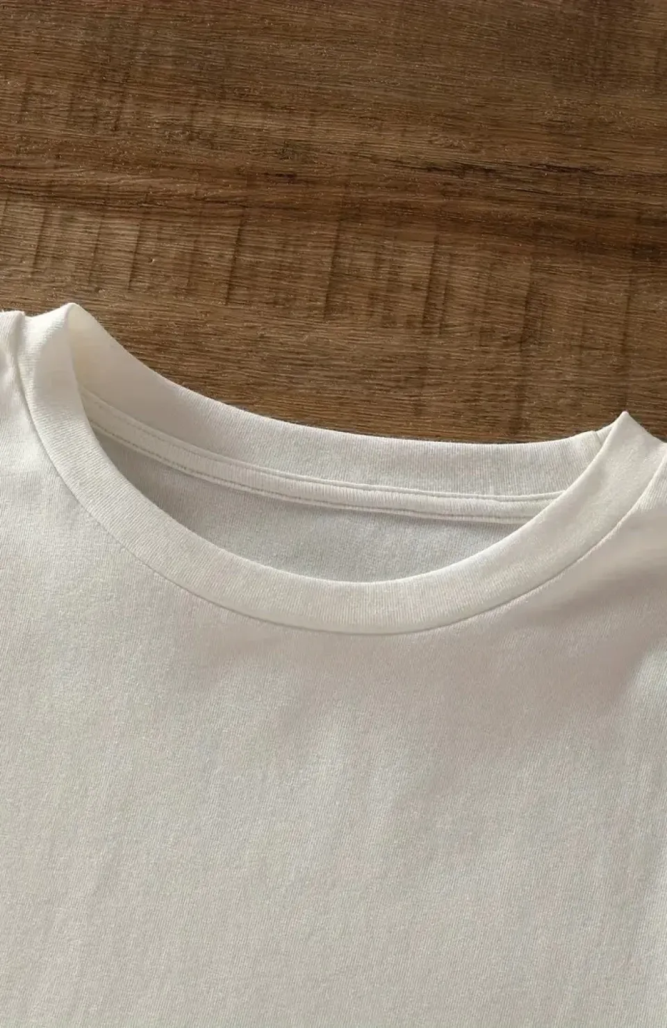 20/1 Penye Compack Baskılı Oversize Bisiklet Yaka Kısa Kol Yazlık T-shirt - Beyaz