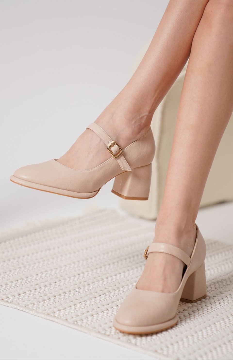 Nude Cilt Kadın Topuklu Ayakkabı TR18MS08D Somersan Giyim | Kadın, Erkek ve Çocuk Moda