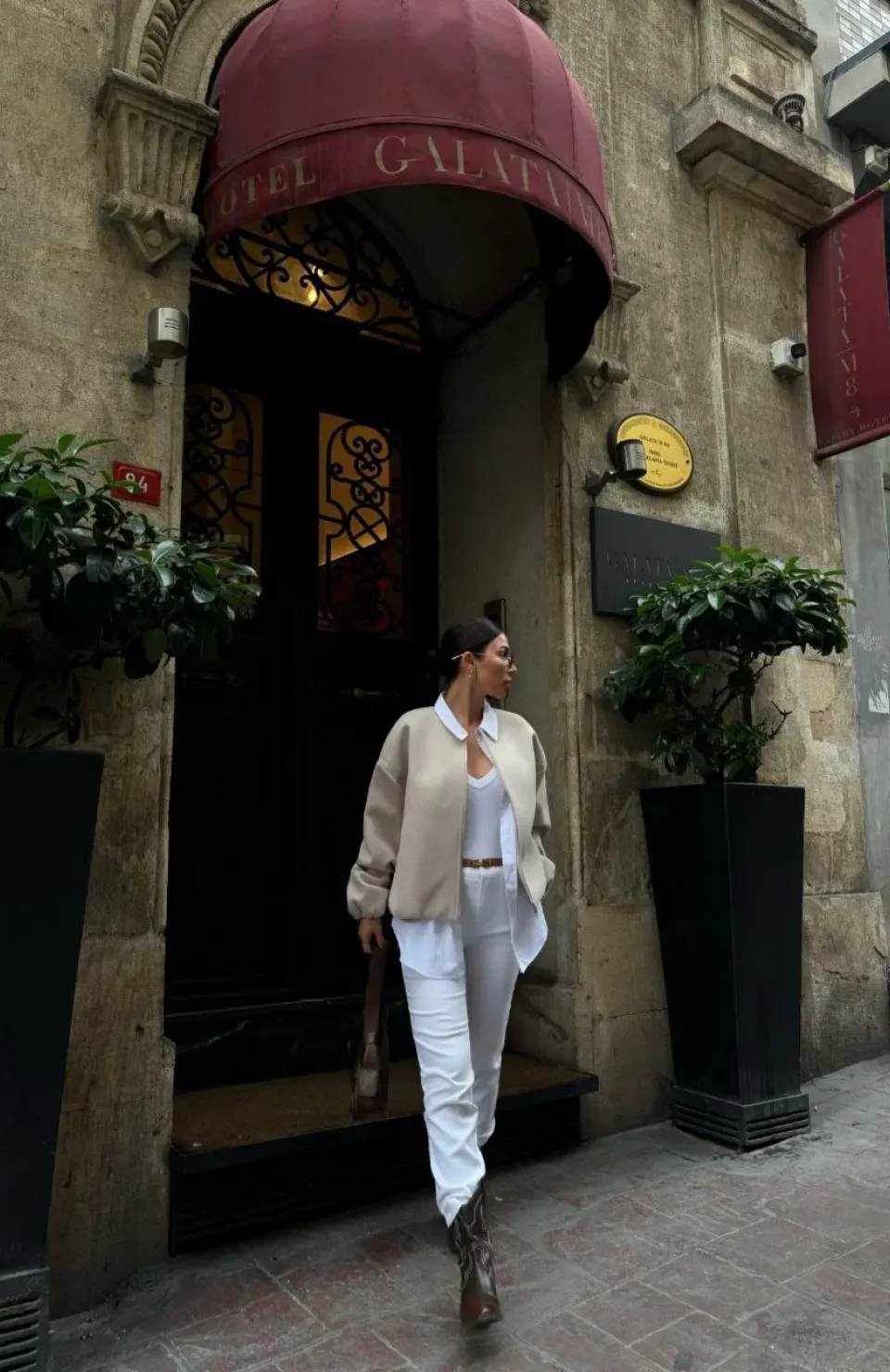 Kaşe Kaşmir Fermuarlı CEKET - Bej