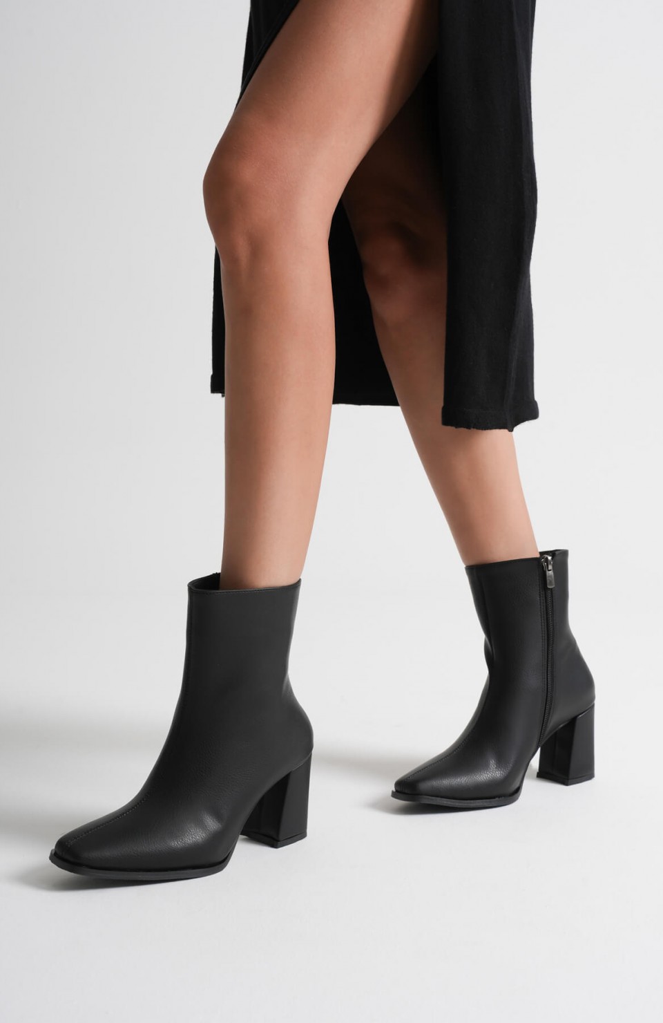 Kadın Siyah Topuklu Bot TR08MK02A Somersan Giyim | Kadın, Erkek ve Çocuk Moda