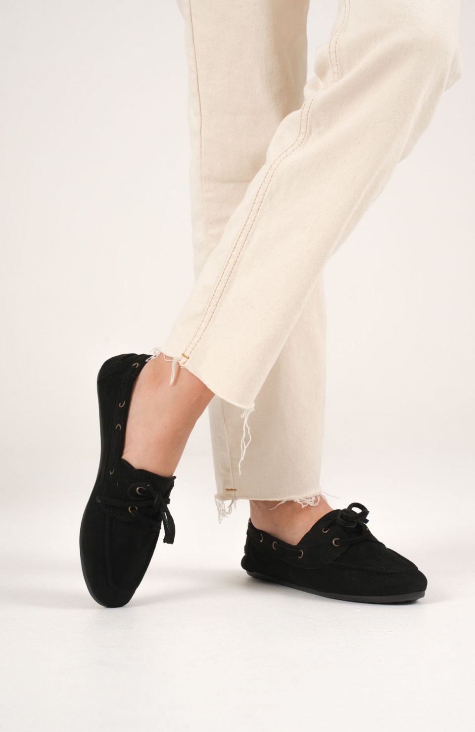 Kadın Siyah Günlük Süet Ayakkabı TR27MS06A Somersan Giyim | Kadın, Erkek ve Çocuk Moda