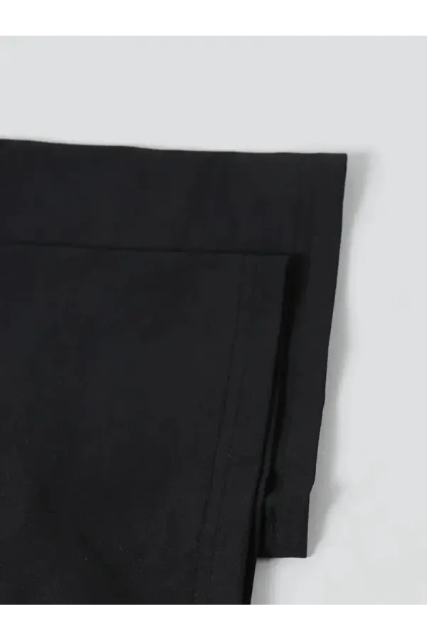 Ördek Baskılı ve Yuvarlak Yakalı Kadın Günlük Büyük Boy Siyah Tişört. - Siyah