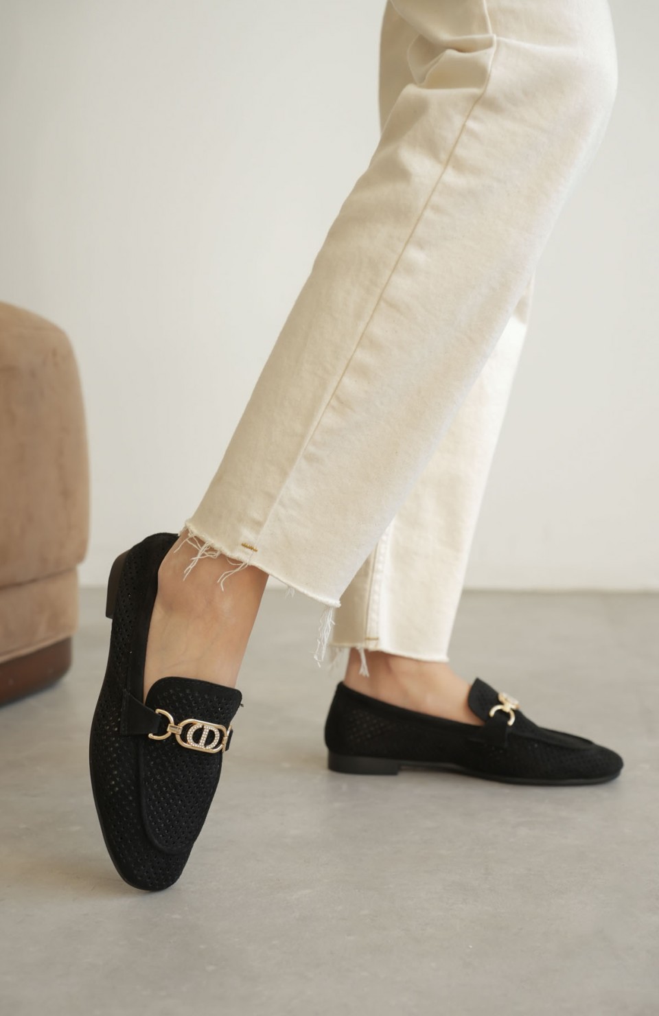 Kadın Siyah Toka Detaylı Ayakkabı TR27MS02A Somersan Giyim | Kadın, Erkek ve Çocuk Moda