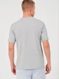 Erkek 24/1 Düz A Kalite Oversize T-shirt - Gri