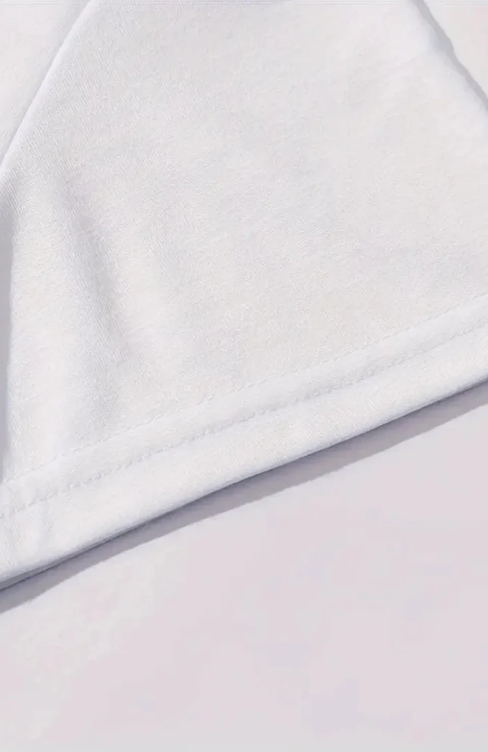 20/1 Penye Compack Baskılı Oversize Kahve Desenli Kadın Kısa Kol T-shirt - Beyaz