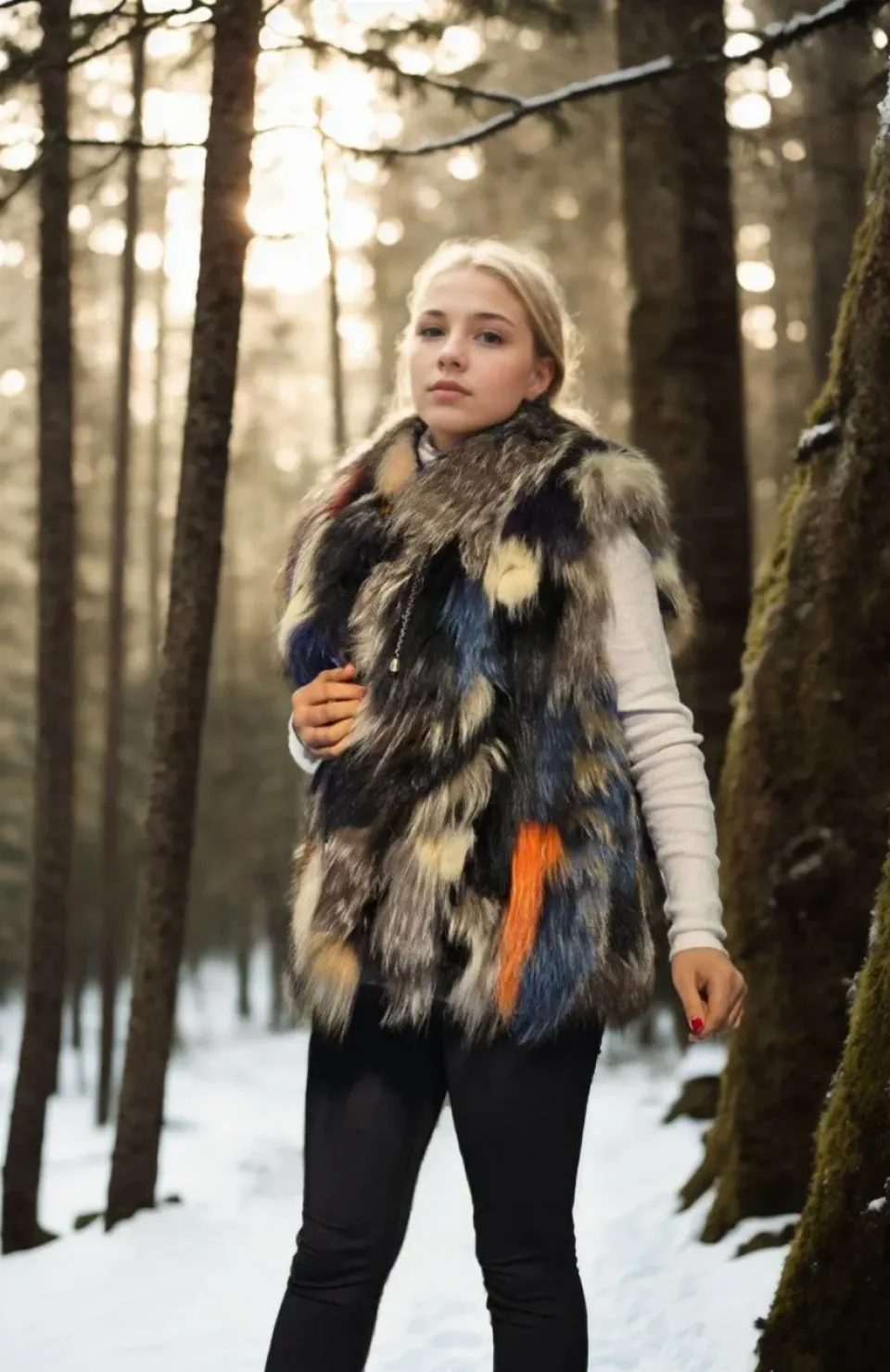 Kadın Kolsuz Hakiki Deri Ceket - Siyah Somersan Giyim | Kadın, Erkek ve Çocuk Moda