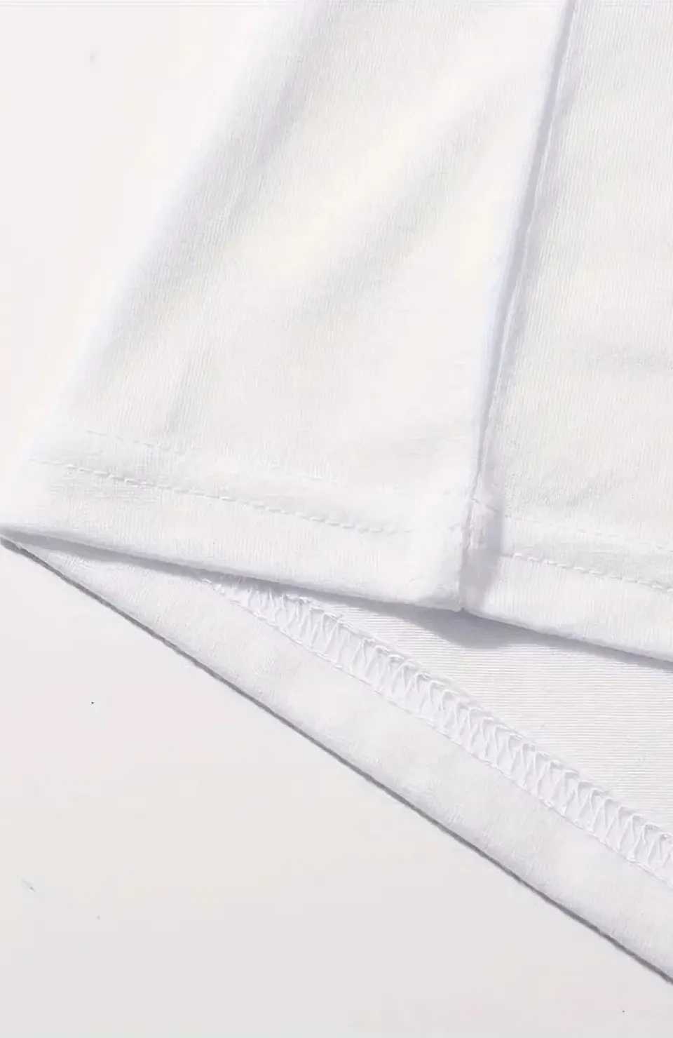 20/1 Penye Compack Baskılı Oversize Kahve Desenli Kadın Kısa Kol T-shirt - Beyaz