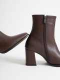 Kadın Acı Kahve Topuklu Bot TR08MK02C Somersan Giyim | Kadın, Erkek ve Çocuk Moda
