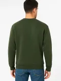 Erkek Üç İplik Düz Bisiklet Yaka SweatShirt - Haki