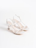 Kadın Beyaz Topuklu Sandalet TR12MY06B Somersan Giyim | Kadın, Erkek ve Çocuk Moda