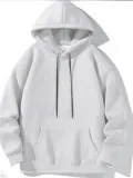 Kadın Uzun Kol Kapşonlu Basic Sweatshirt hoodie - Gri Somersan Giyim | Kadın, Erkek ve Çocuk Moda