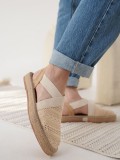 Kadın Bej Espadril Ayakkabı TR19MY01C Somersan Giyim | Kadın, Erkek ve Çocuk Moda