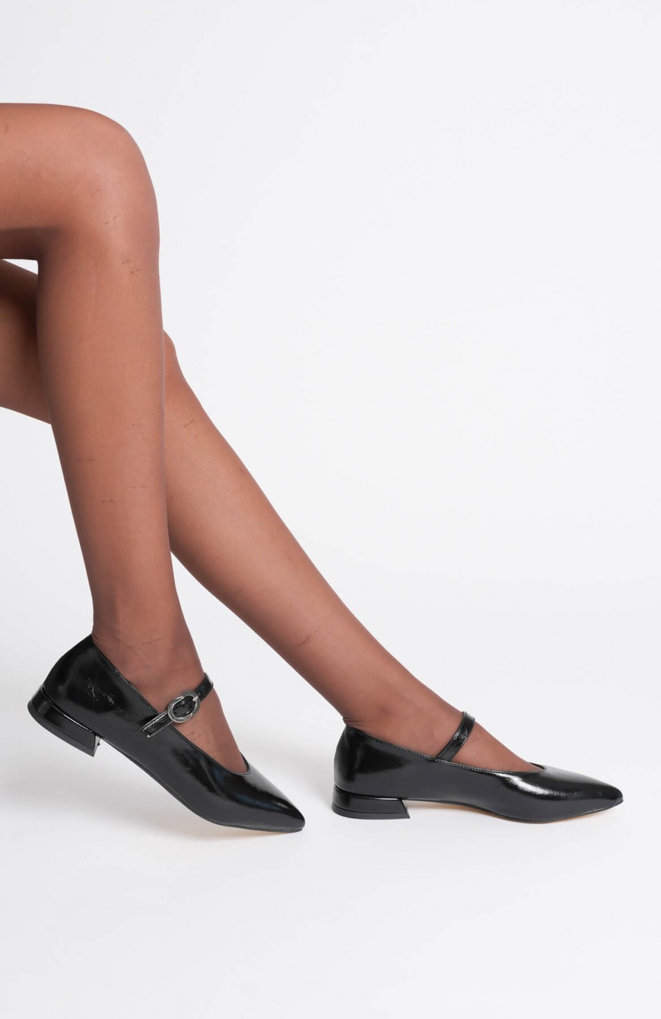 Kadın Siyah Günlük Kısa Topuklu Ayakkabı TR23MS01A Somersan Giyim | Kadın, Erkek ve Çocuk Moda