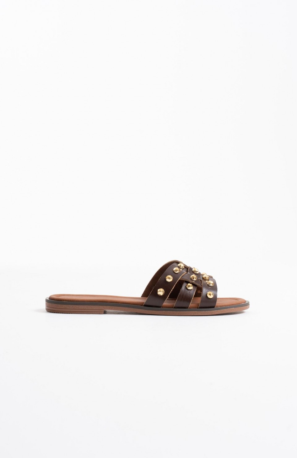 Acı Kahve Hakiki Deri Terlik TR31MY68F Somersan Giyim | Kadın, Erkek ve Çocuk Moda