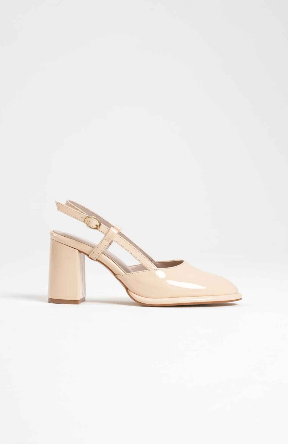 Açık Sarı Rugan Kadın Topuklu Ayakkabı TR18MS18B Somersan Giyim | Kadın, Erkek ve Çocuk Moda