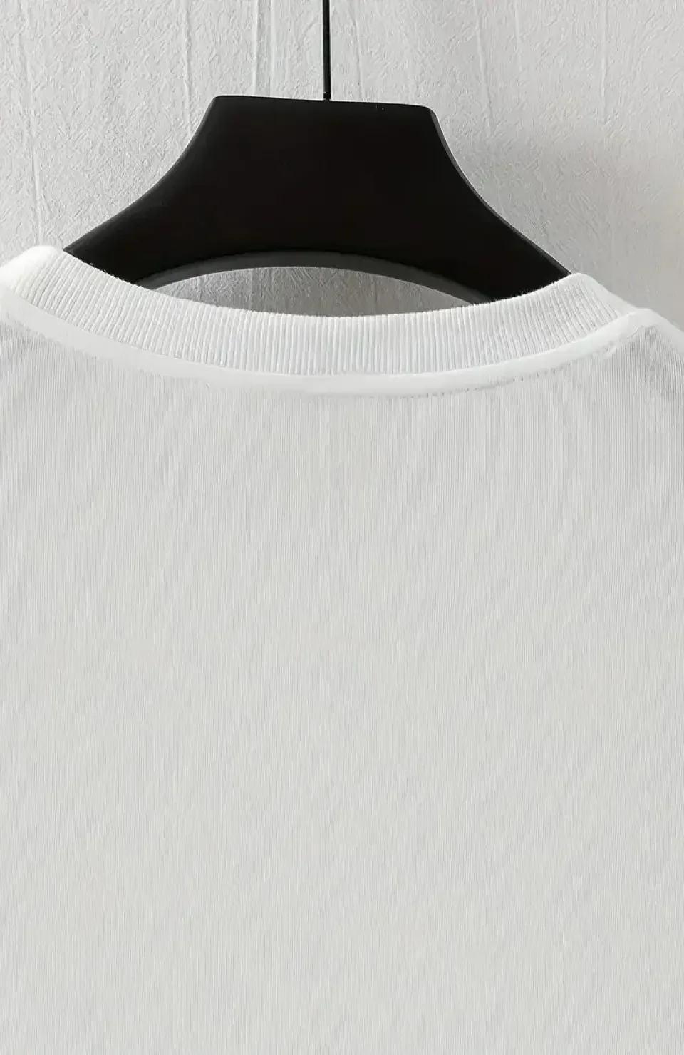 LB Baskılı Ön Arka Oversize Bisiklet Yaka Kısa Kol T-shirt - Beyaz