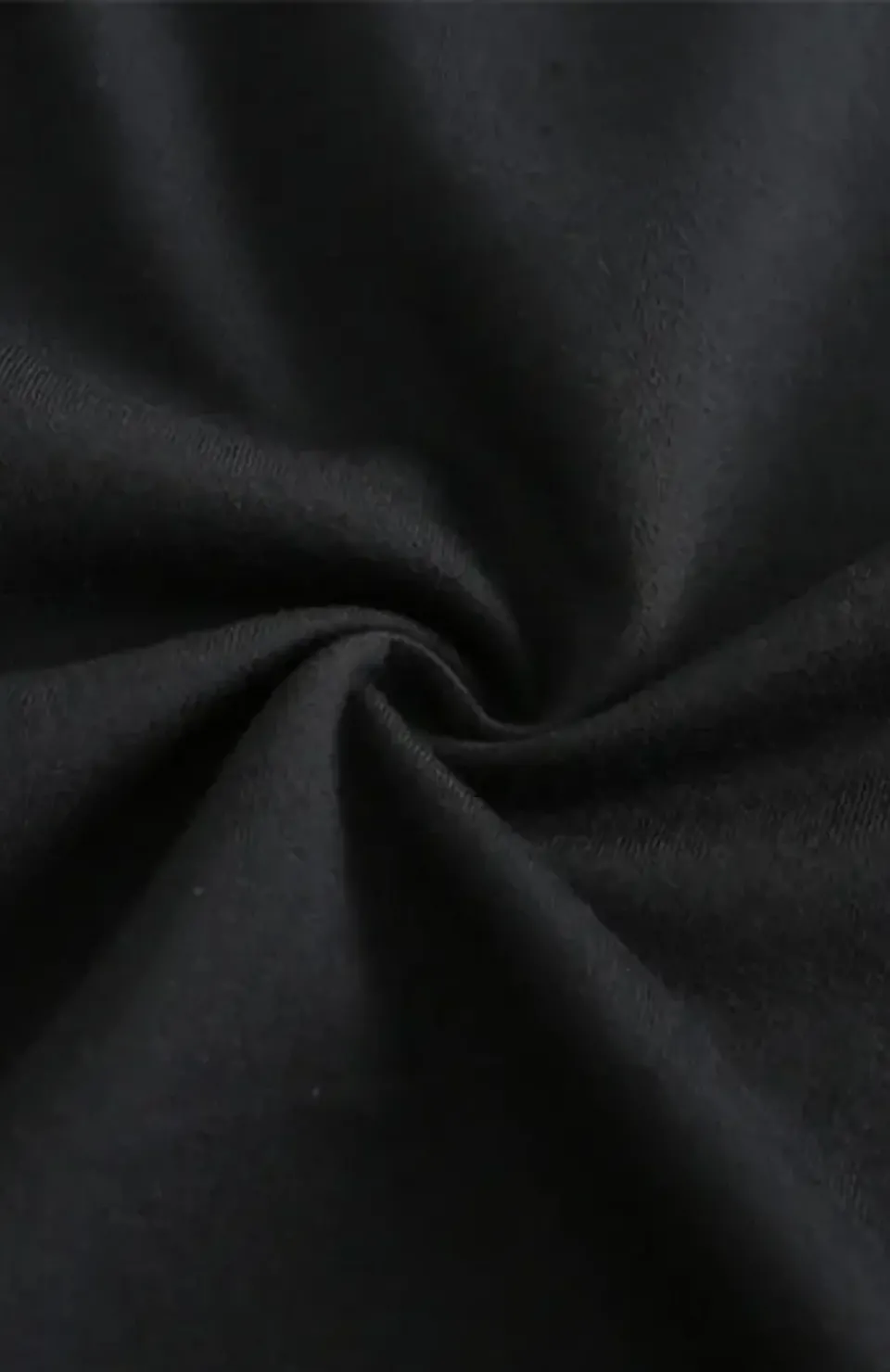 20/1 Penye Compack Baskılı Oversize Kısa Kol Bisiklet Yaka T-shirt - Siyah